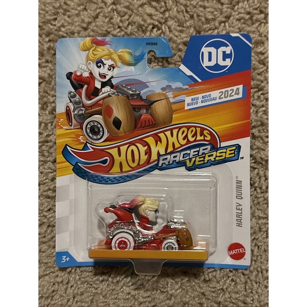 NEW 2024 Hot Wheels RACER VERSE DC HARLEY QUINN